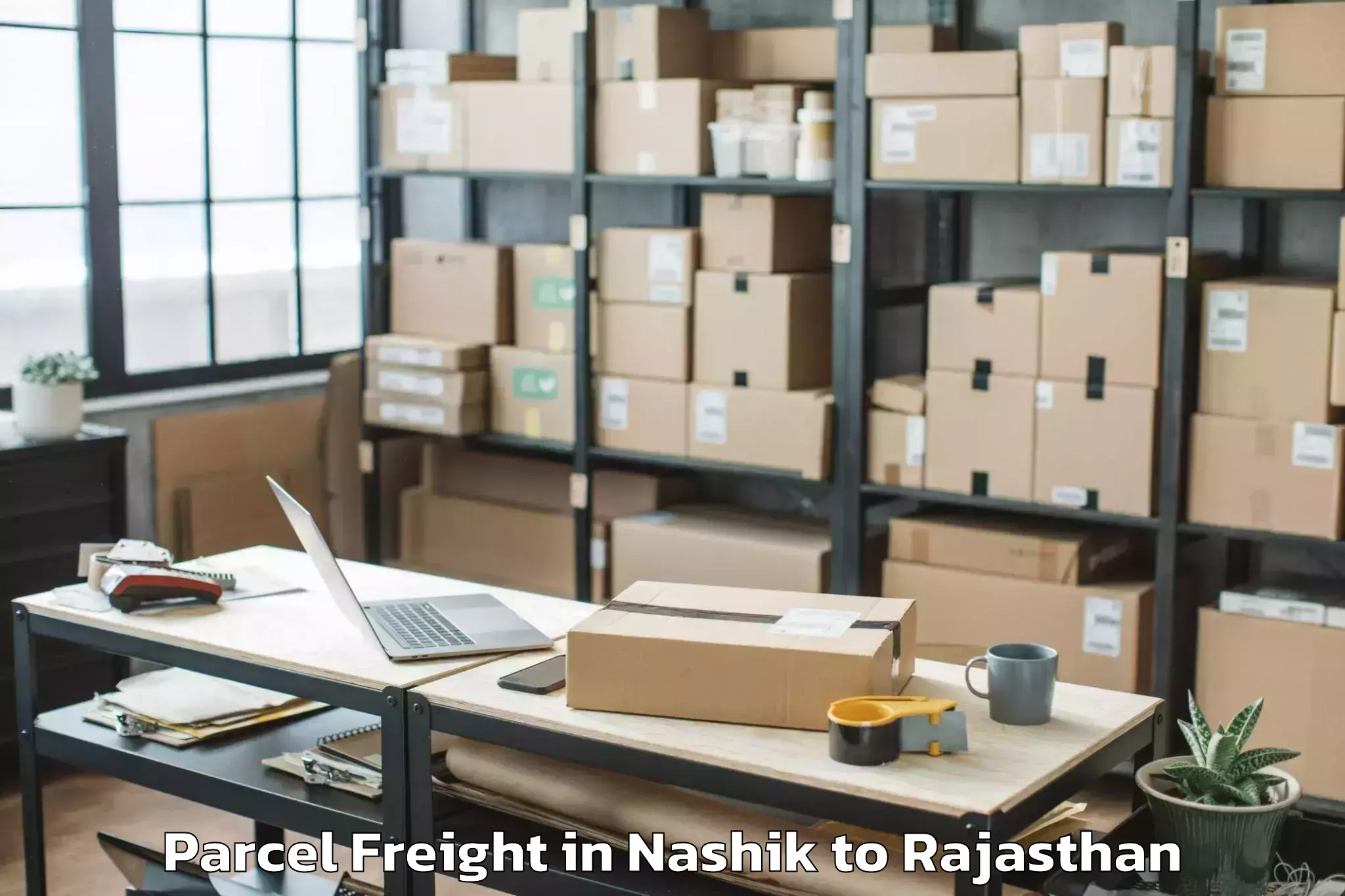 Book Nashik to Singhania University Jhunjhunu Parcel Freight Online